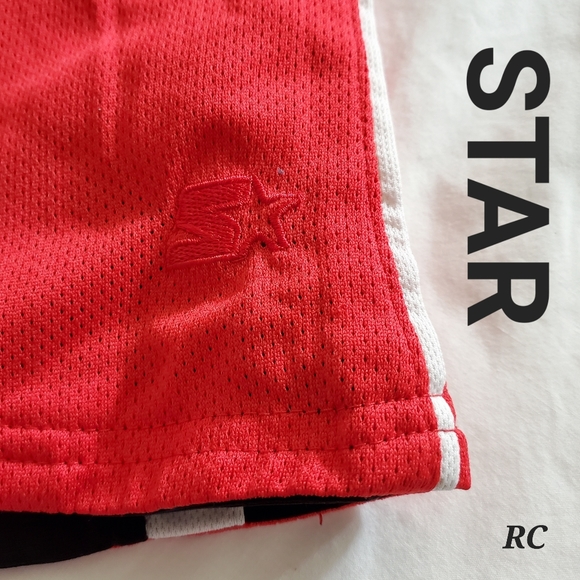 Star Mens Knee-length Jersey Reversible Shorts size: S (28-30) - Picture 7 of 7